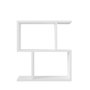 Hanah Home Mesa Auxiliar Karinus White, Estilo Escandinavo, Tablero Melamina, 18mm, 50x55.4x17.5cm, Blanco